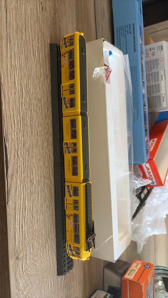 Tram Nesquik, Hobby en Vrije tijd, Modeltreinen | H0, Ophalen, Zo goed als nieuw, Roco