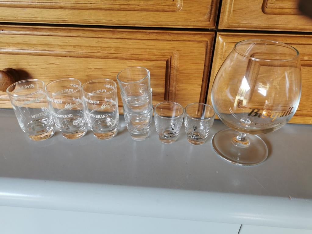 Druppelglazen, Verzamelen, Ophalen