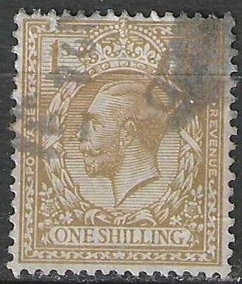 Grande-Bretagne 1912-1922 - Yvert 152 - King Georges (ST), Envoi, Affranchi
