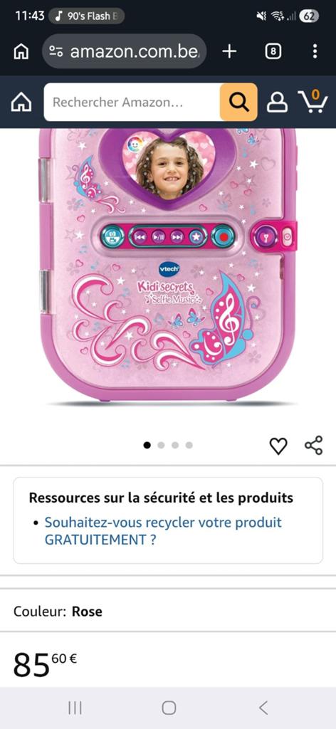 Vtech kidisecret, Enfants & Bébés, Enlèvement