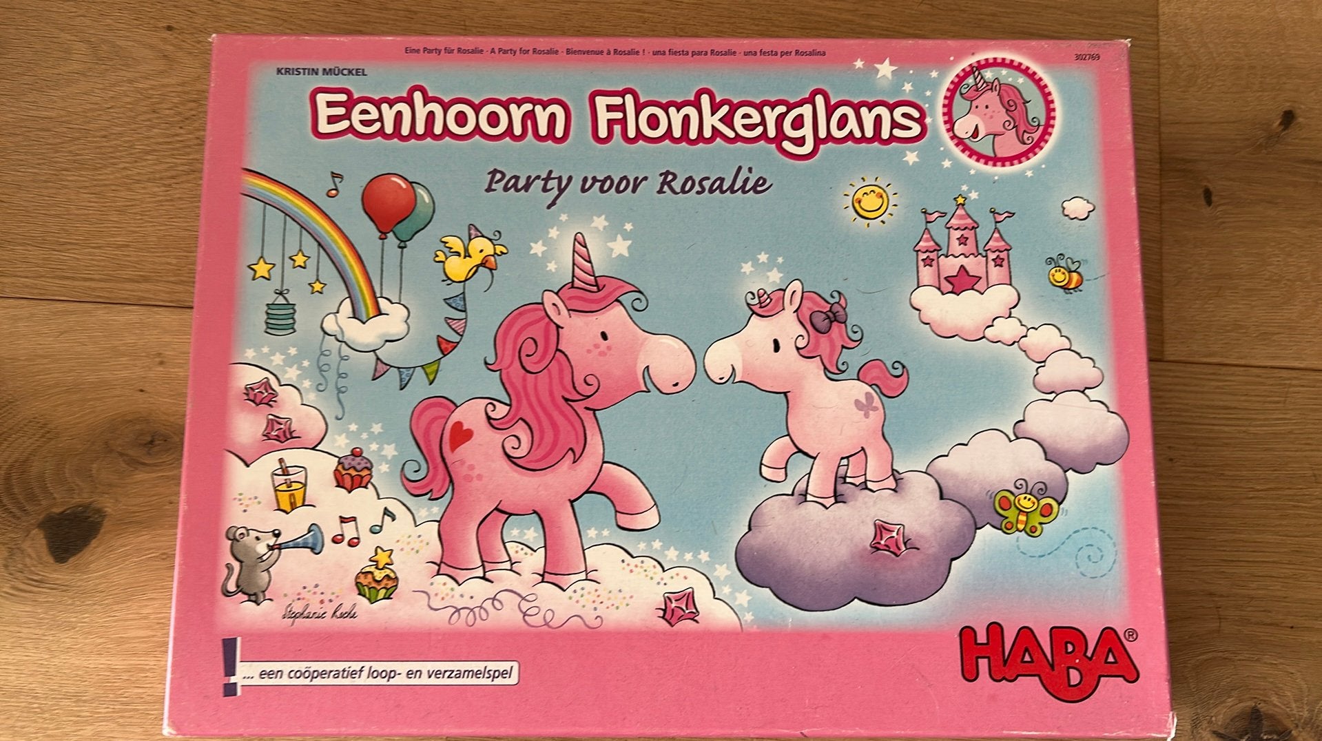 Haba- Eenhoorn Flonkerglans, Party voor Rosalie, Ophalen, Zo goed als nieuw