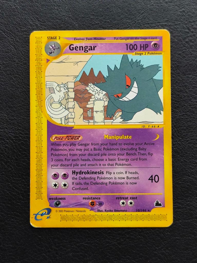 Gengar Skyridge (SK10) 2003, Hobby en Vrije tijd, Verzamelkaartspellen | Pokémon, Ophalen of Verzenden, Gebruikt, Losse kaart