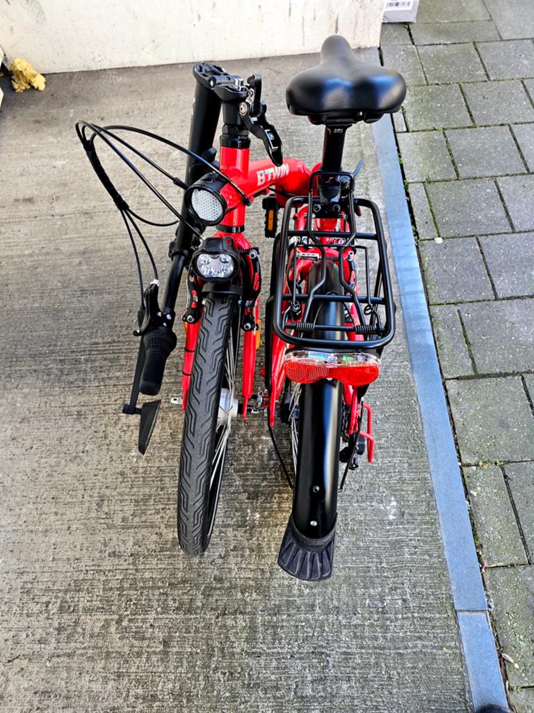 Vélo Pliable Btwin Tilt 500 Professionnel ., Autres marques, Vitesses, Frein sur jante, 18 à 20 pouces