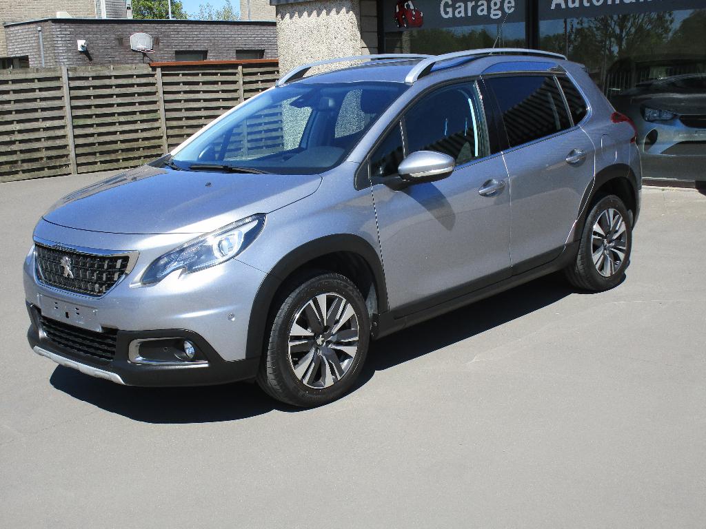 peugeot 2008 1.2 allure 7/2017 48000 km camera gps aluvelgen, Voorwielaandrijving, Euro 6, 103 g/km, Leder en Stof