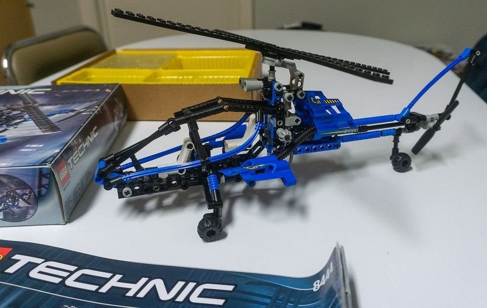 Vintage Lego Technic helikopter 8444 , Jet Wasp, uit 1999, Kinderen en Baby's, Lego, Ophalen of Verzenden, Zo goed als nieuw, Complete set