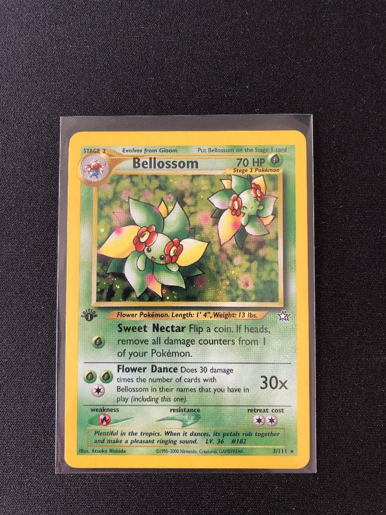 Bellossom Holo 1ère édition Neo Genesis, Hobby & Loisirs créatifs, Enlèvement ou Envoi, Comme neuf, Cartes en vrac