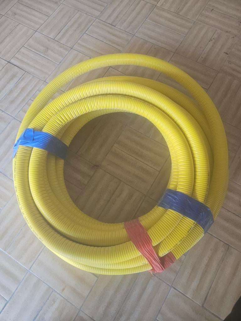 tuyau gaz flexible inox dn32x17m avec coque, Doe-het-zelf en Bouw, Buizen en Afvoer, Ophalen of Verzenden, Inox