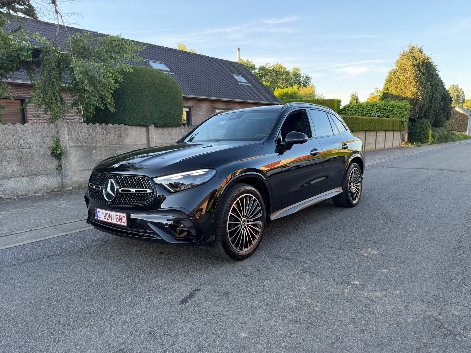 Mercedes-benz GLC 200 essence - AMG - LINE 05/2026 - 5000kms, Cuir, Achat, Entretenue par le concessionnaire, Noir