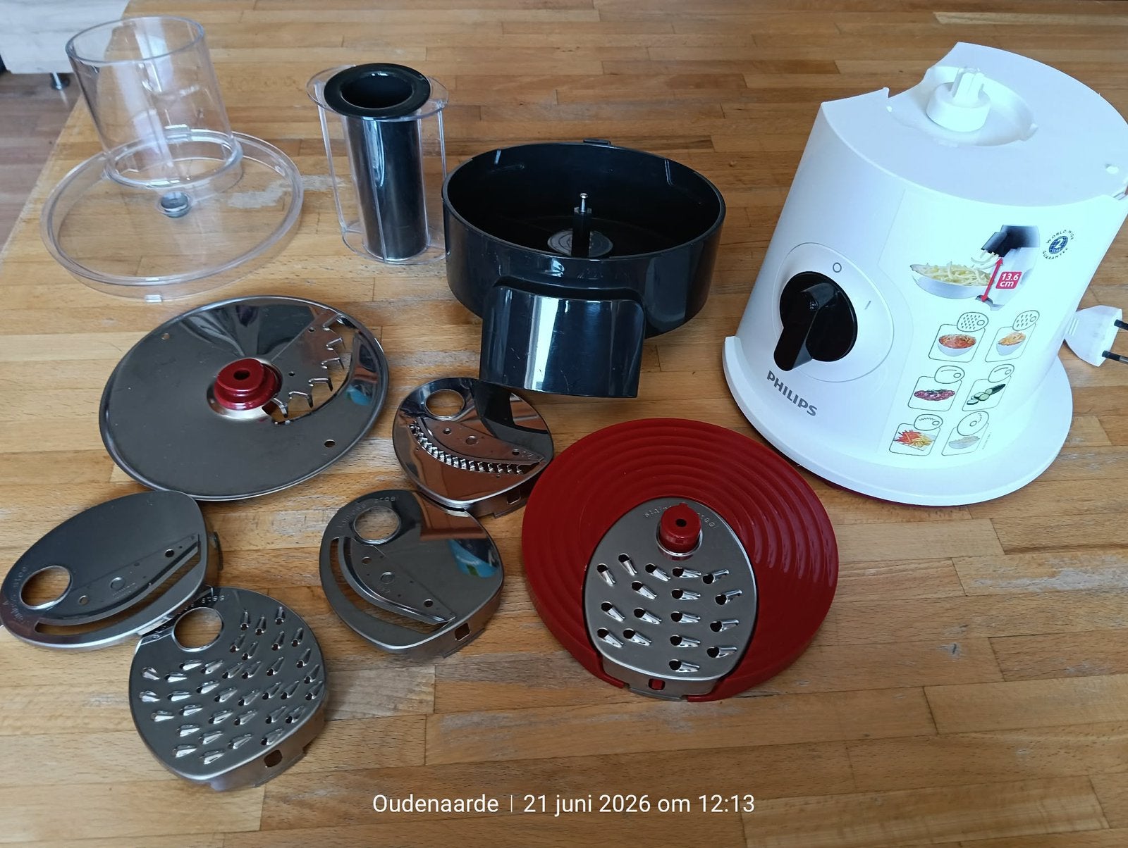 Philips viva hakker, Electroménager, Mélangeurs de cuisine, Enlèvement, Comme neuf, 1 vitesse