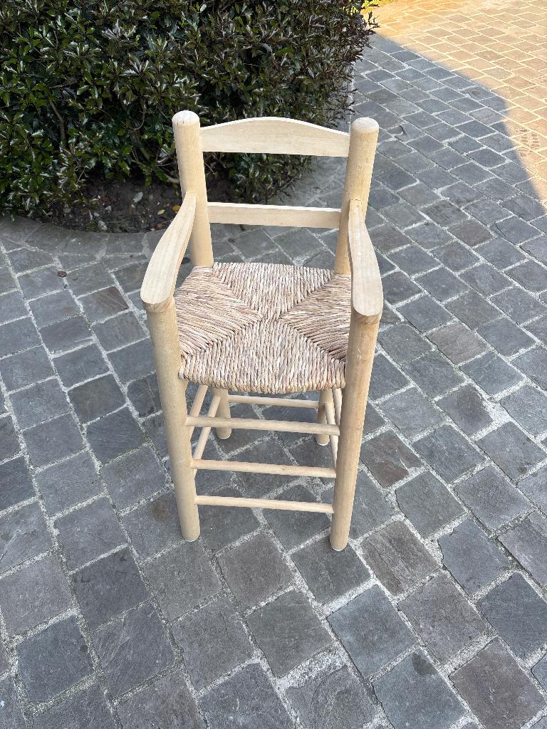 Kinderstoel hout, Kinderen en Baby's, Kinderstoelen, Ophalen, Gebruikt, Meegroeistoel