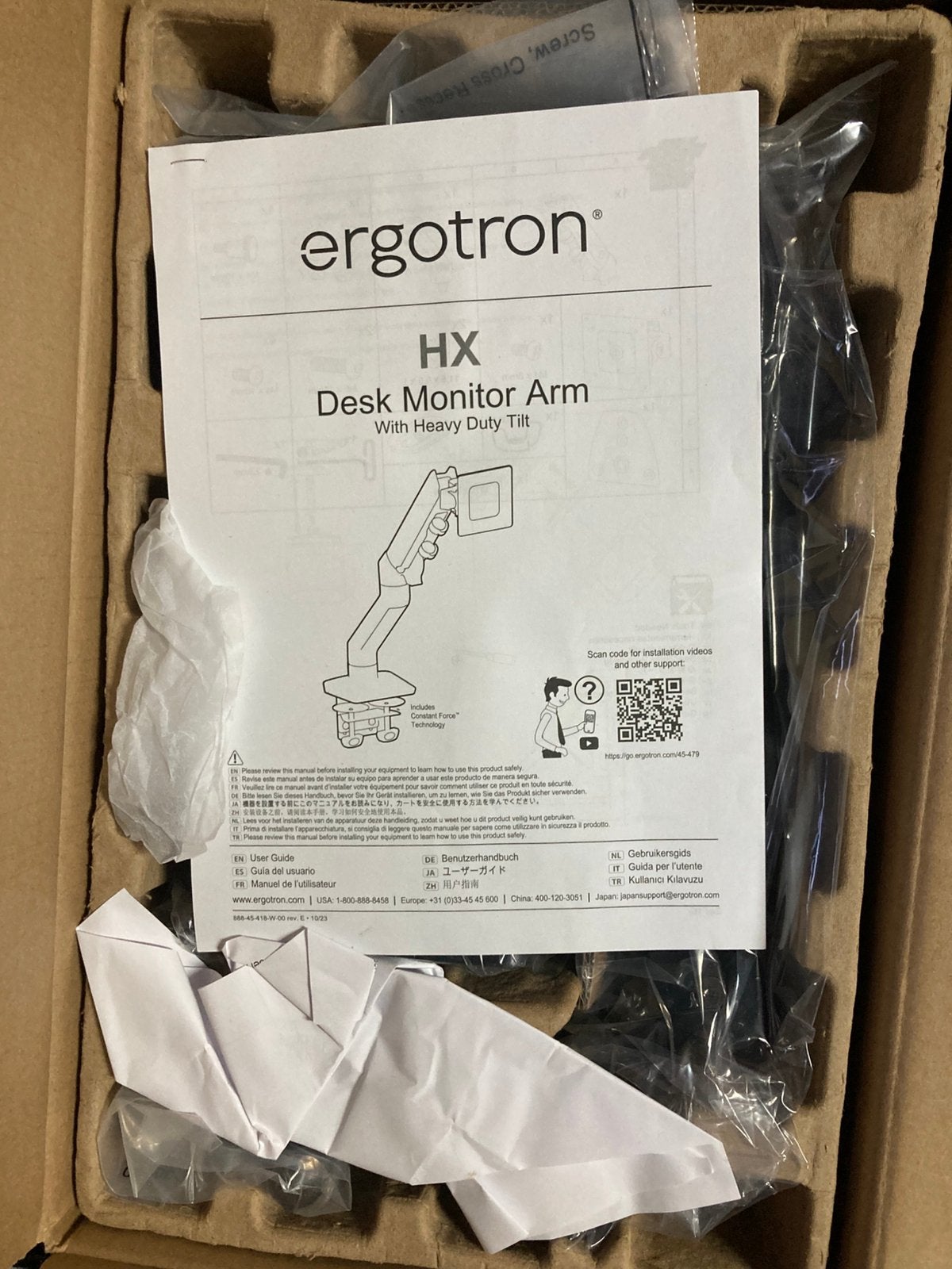Ergotron HX monitorarm, Ophalen, Nieuw