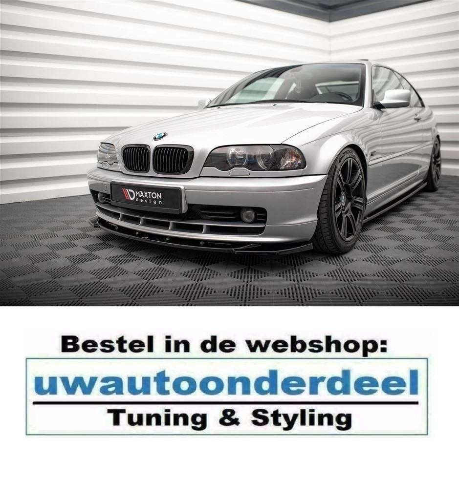 Maxton Design Spoiler Splitter Lip Bmw E46 Coupe, Verzenden
