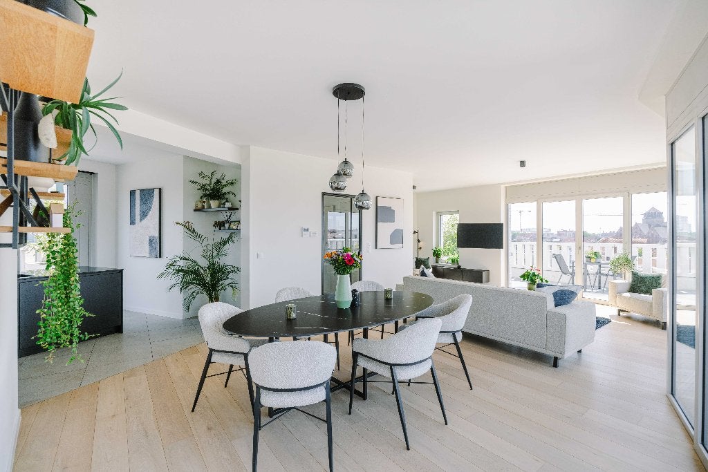 Penthouse centrum Gent met riant (groen)dakterras 360° zicht, Gent, 200 à 500 m², Gand, 127 m²