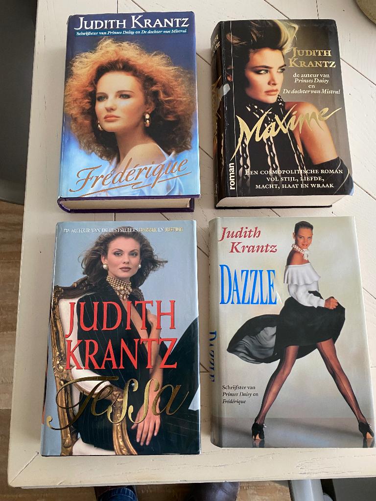 Judith KRANTZ, 4 boeken, Boeken, Romans, Gelezen, Ophalen of Verzenden