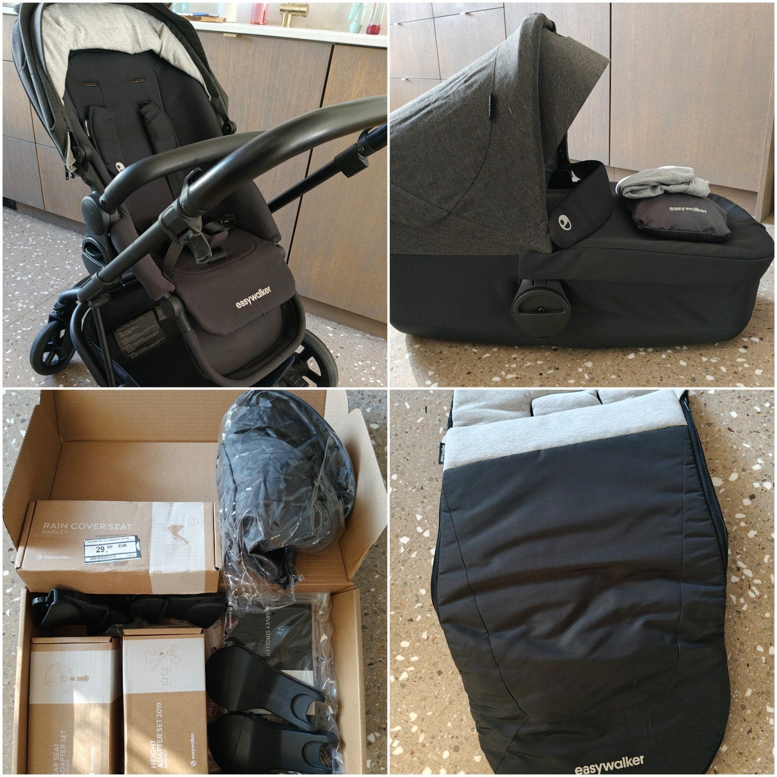 easywalker buggy met alle accessoires, Kinderen en Baby's, Kinderwagens en Combinaties, Ophalen