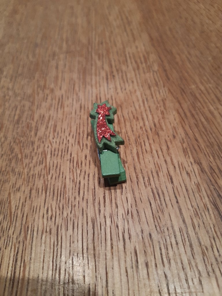 knijper kerstster, Diversen, Ophalen of Verzenden, Zo goed als nieuw