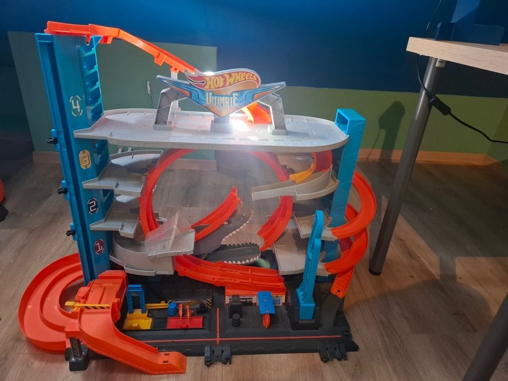 Hotwheels racebanen, Kinderen en Baby's, Speelgoed | Racebanen, Ophalen, Zo goed als nieuw, Racebaan, Hot Wheels