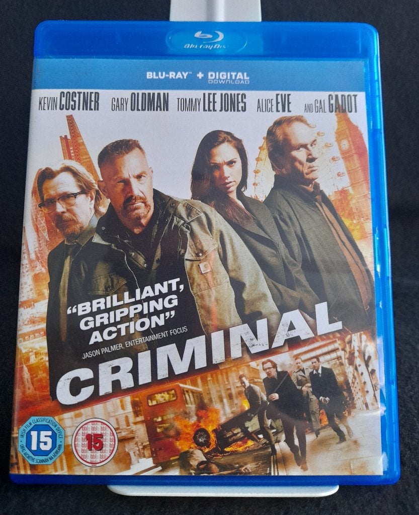 Blu-ray: "Criminal" met topcast!, Cd's en Dvd's, Engels, Film, Actie, Ophalen of Verzenden