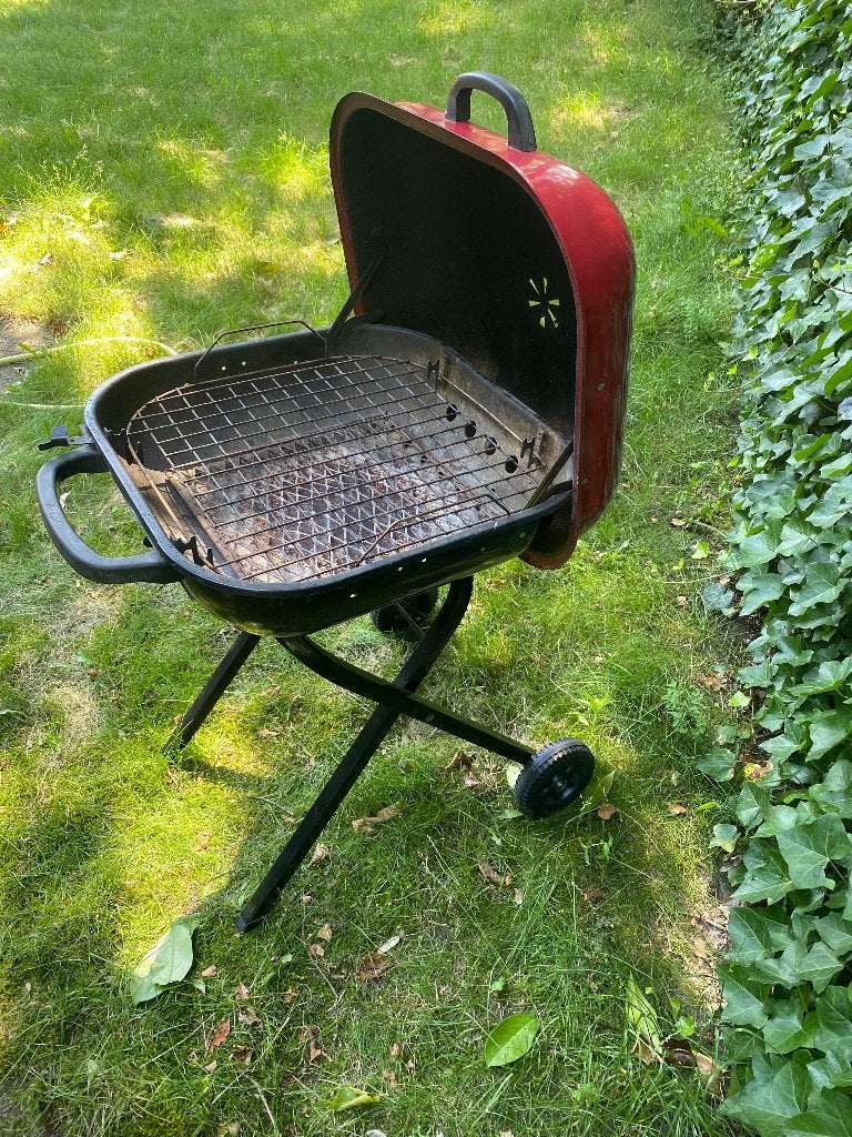 BBQ op houtskool, 3 kg briketten bijgeleverd, Ophalen, Gebruikt, Overige merken