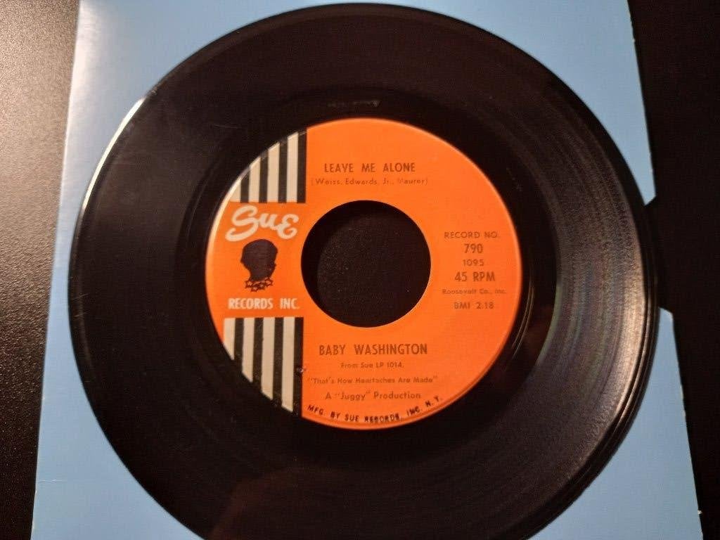 Baby Washington ‎– Leave Me Alone '7 Popcorn, 7 inch, Ophalen of Verzenden, Overige typen, R&B en Soul