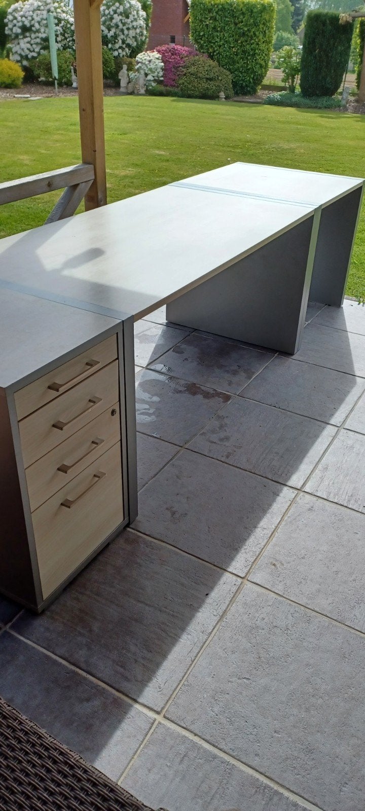 Bureau + commode + table d'appoint, Maison & Meubles, Enlèvement