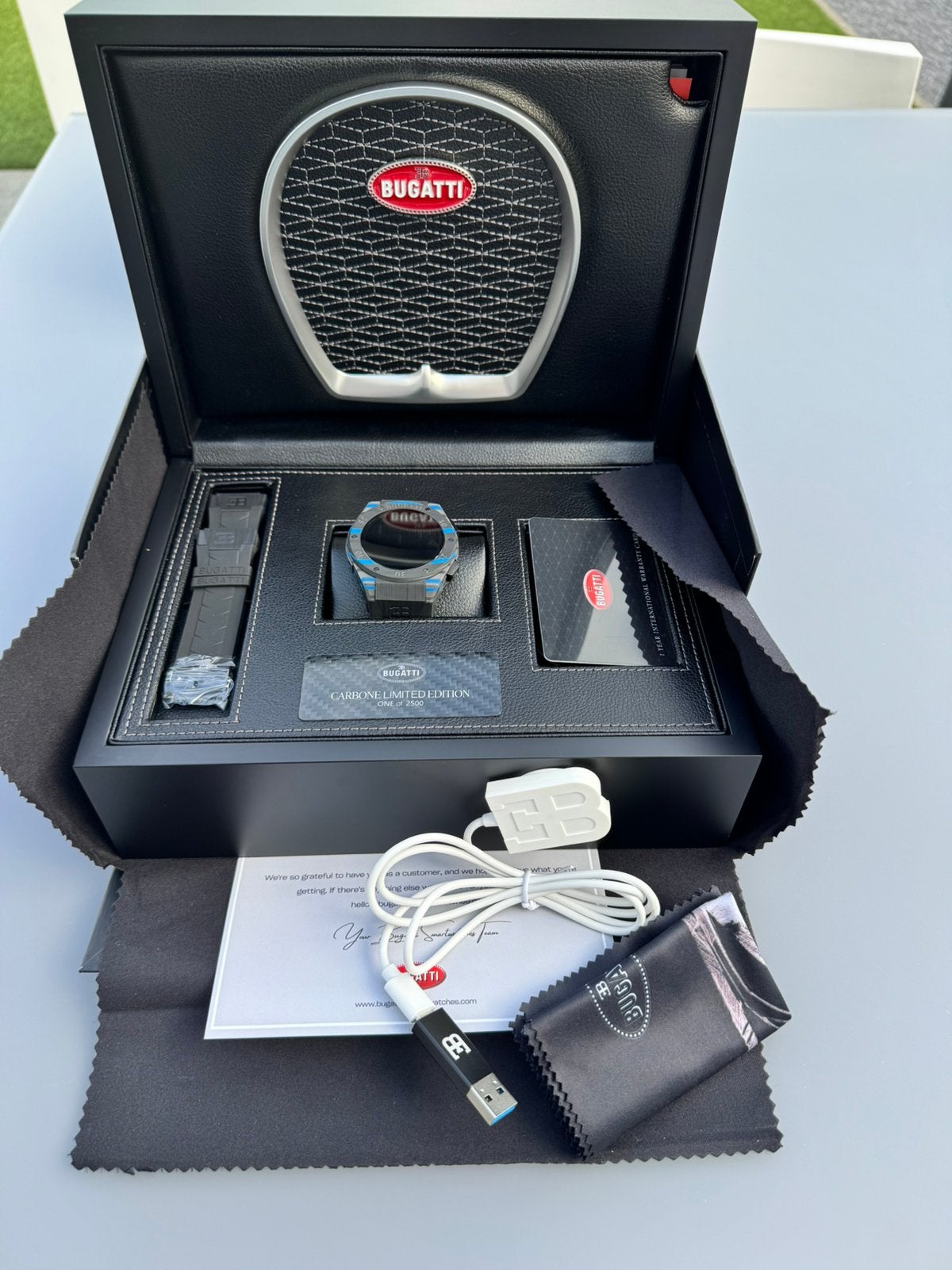 BUGATTI CARBONE LIMITED EDITION Nieuw, Handtassen en Accessoires, Horloges | Heren, Overige merken, Overige materialen, Polshorloge