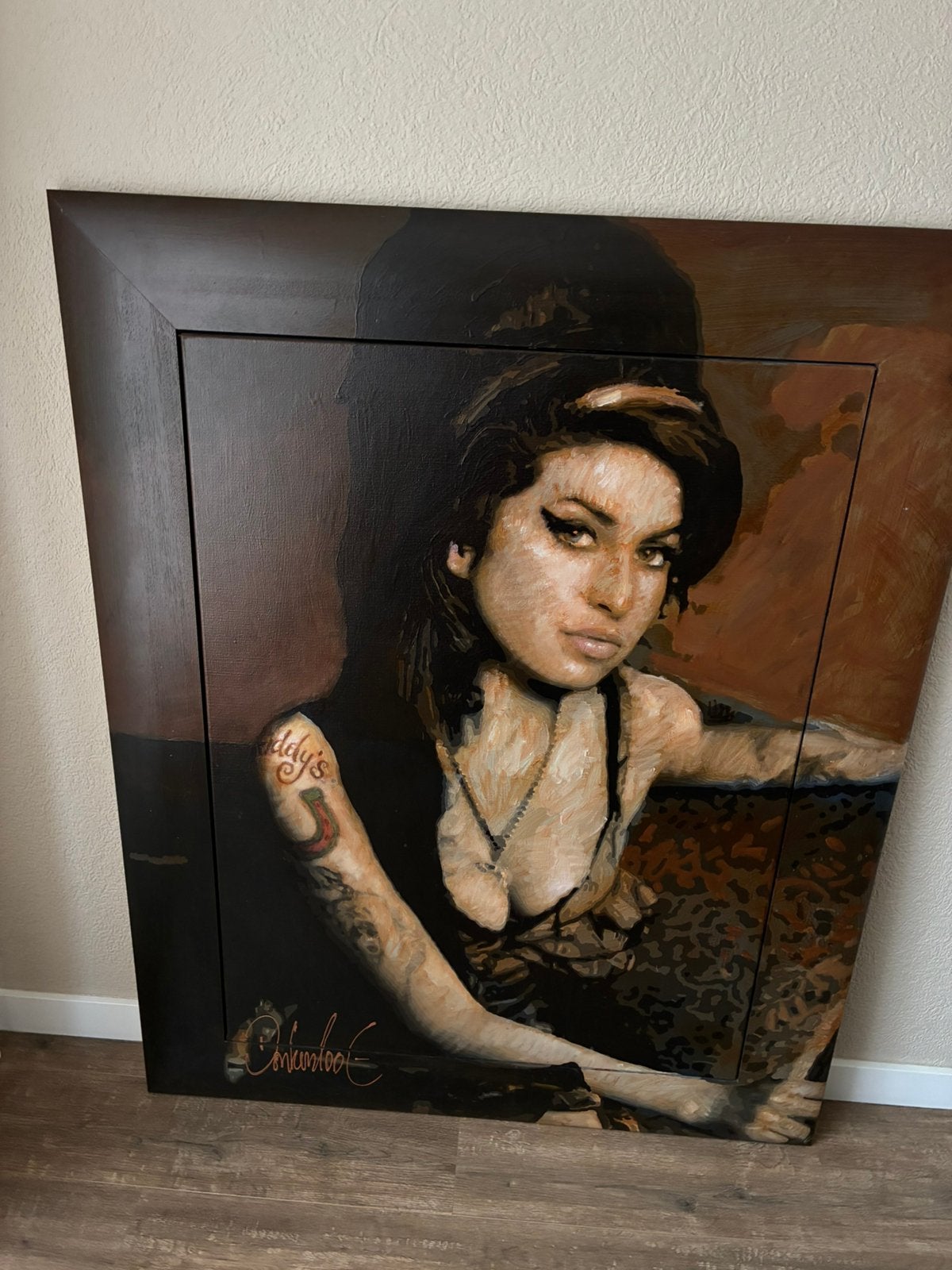 Schilderij Donkersloot ‘ Amy winehouse, Antiek en Kunst, Kunst | Schilderijen | Modern, Ophalen of Verzenden