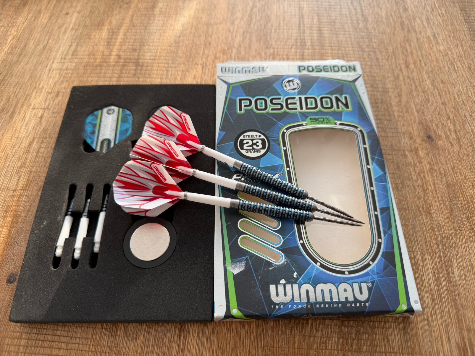 Winmau Poseidon 23g, Ophalen of Verzenden, Zo goed als nieuw