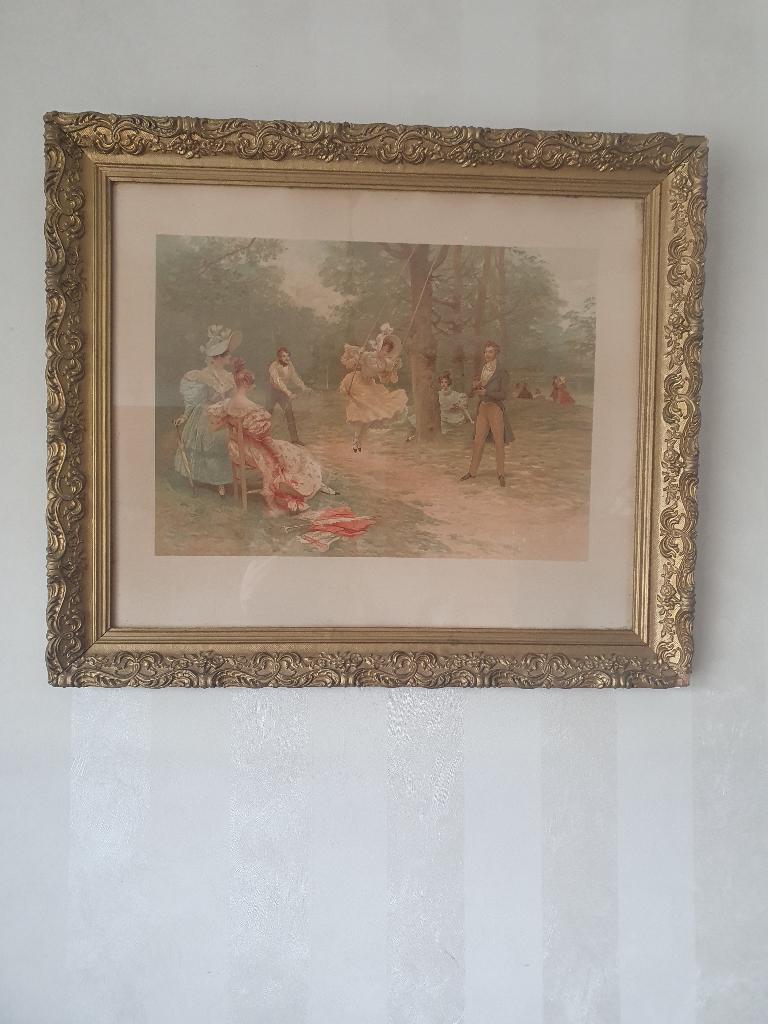 petit cadre doré avec photo, Enlèvement