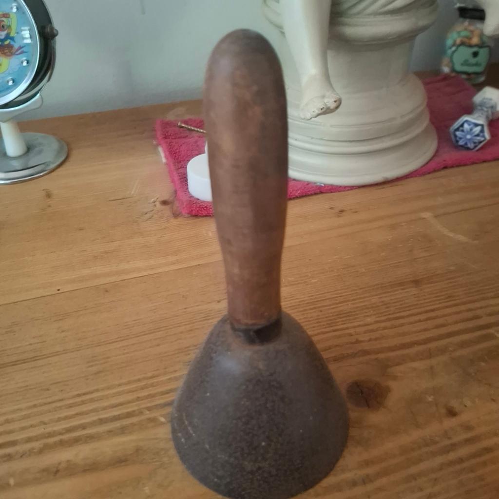 Antieke koperen bel, Antiek en Kunst, Ophalen of Verzenden