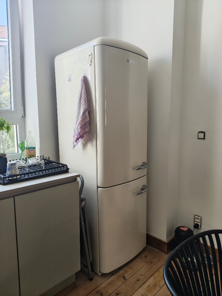 Frigo Gorenje, Ophalen, Gebruikt, 100 tot 150 liter, 160 cm of meer