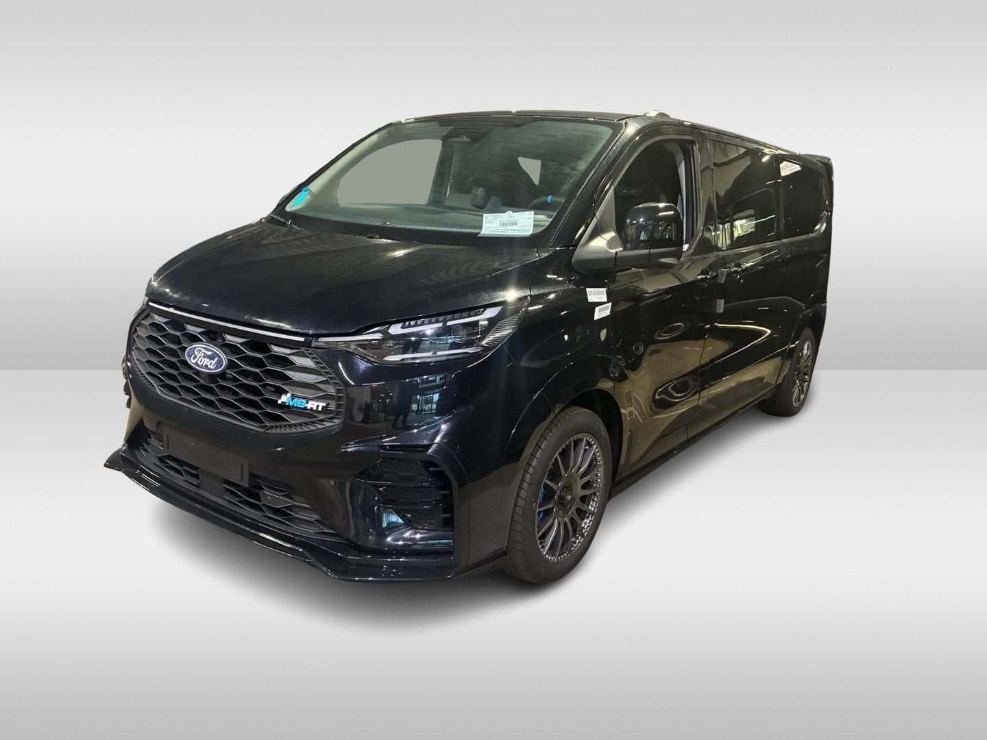 Ford E-Transit Custom MS-RT L2 H1 71 kWh 286pk DC (Voorradig, Auto's, Automaat, Zwart, Elektrisch, Ford