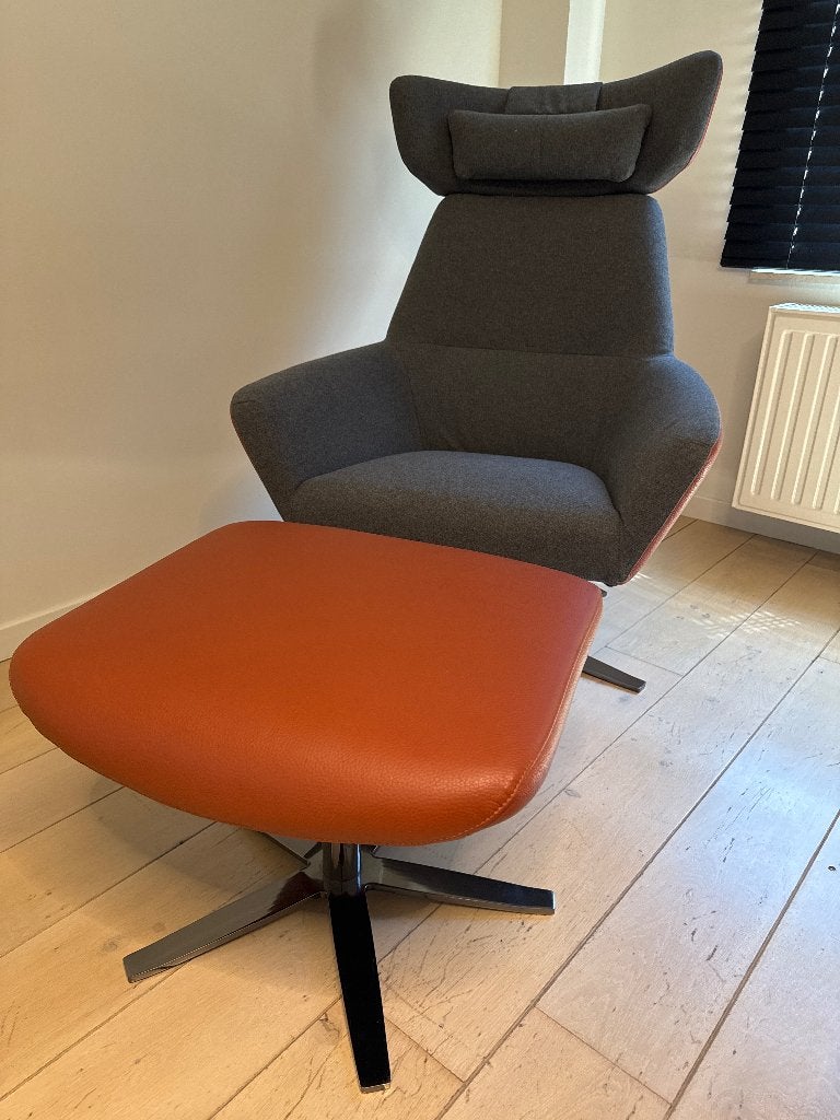 Fauteuil Bert Plantagie, Ophalen, Zo goed als nieuw, Leer