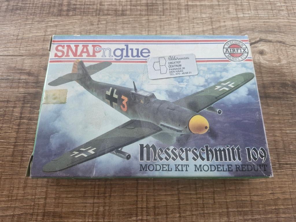 Airfix 1/72 Messerschmitt Me109G-6, Autres marques, Enlèvement ou Envoi, Comme neuf, 1:72 à 1:144