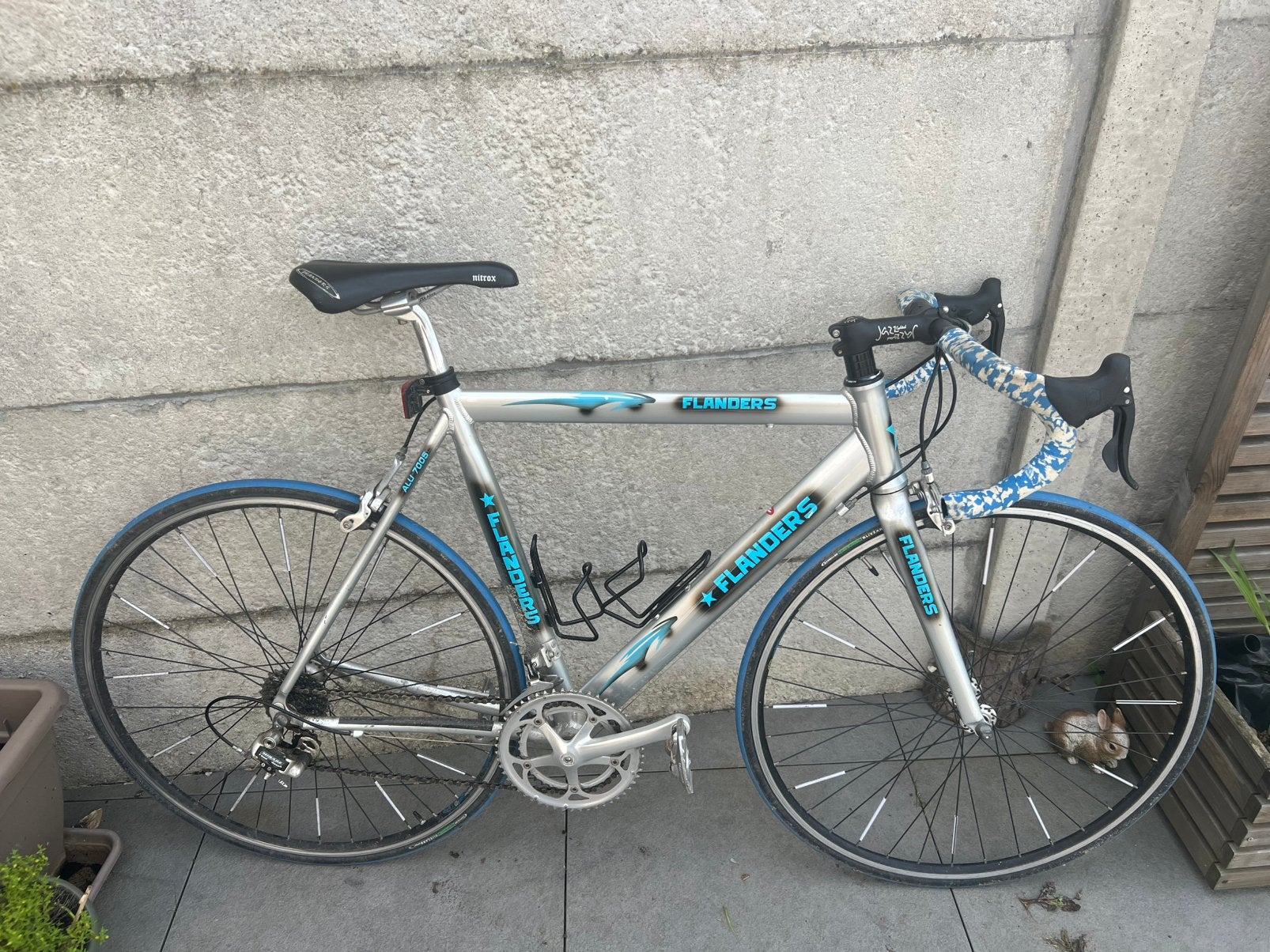 Flanders racefiets maat 57 – Campagnolo Mirage (Weinig KM!), Enlèvement, Comme neuf