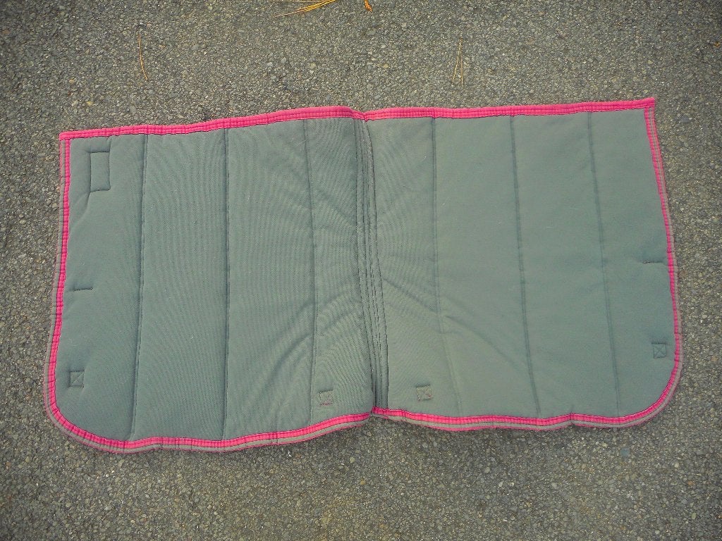 Pink Stripes Zadeldoek (zie foto's), Dieren en Toebehoren, Paarden en Pony's | Dekens en Dekjes, Full (L), Ophalen of Verzenden