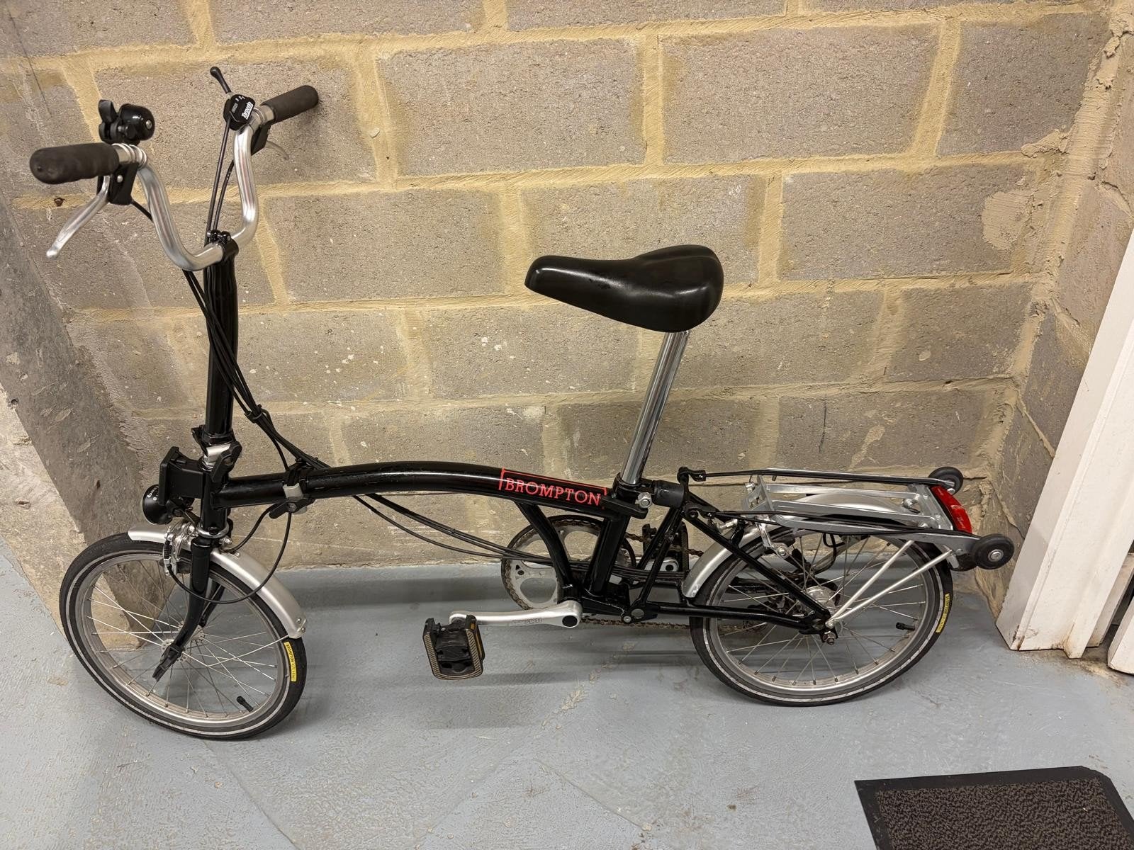 Vélo pliant Brompton noir à 3 vitesses, Vélos & Vélomoteurs, Enlèvement, Brompton, Vitesses