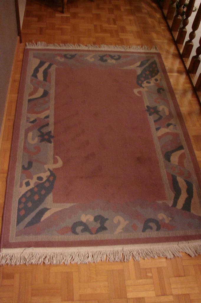tapijt-karpet met franjes, Tapijt, Autres couleurs, Enlèvement, Utilisé