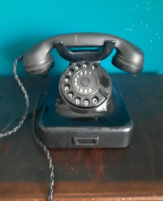 Antieke Mix & Genest Bakelieten telefoon, Ophalen of Verzenden, Overige typen