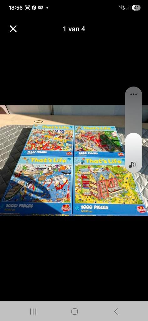 Puzzels 2 euro per stuk, Ophalen