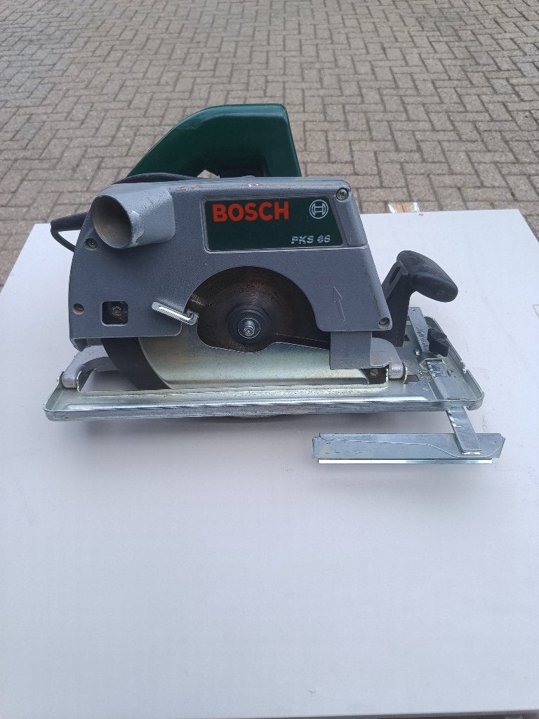 cirkelzaag, Ophalen, Gebruikt, Cirkelzaag, Bosch groen