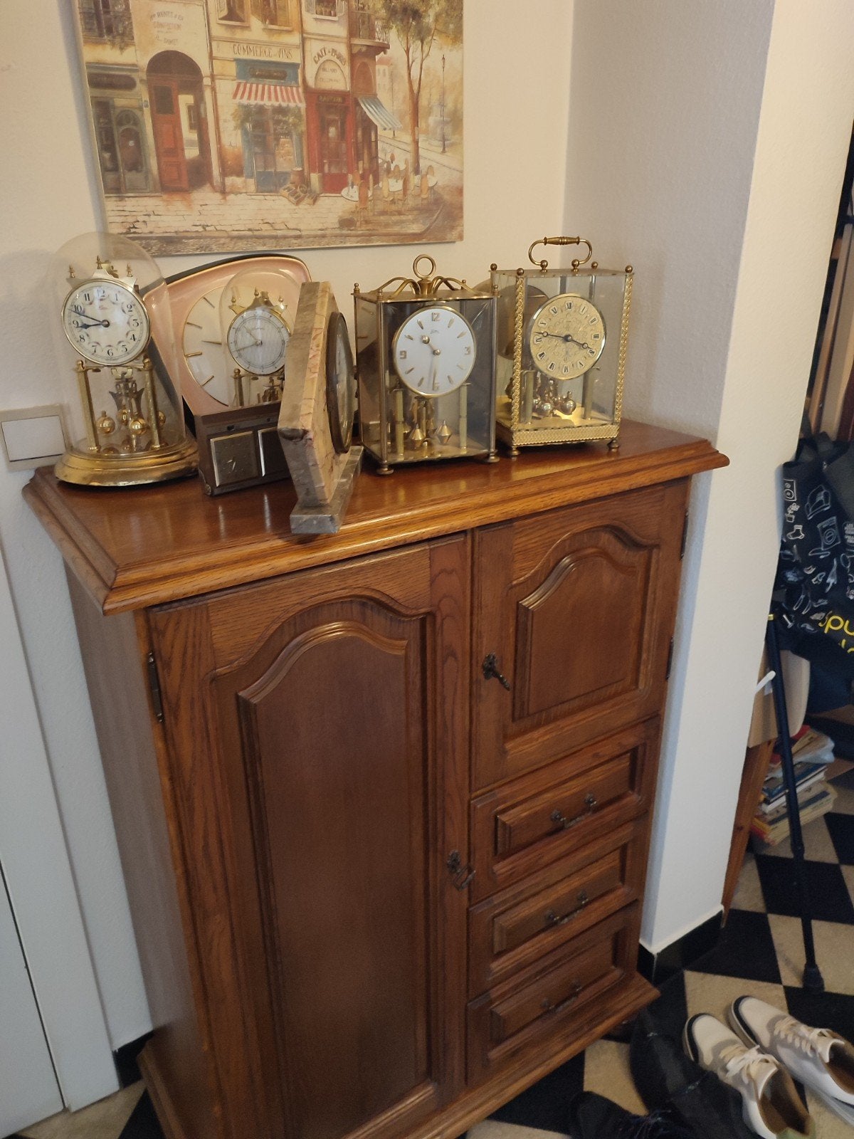 Horlogerie, Ophalen