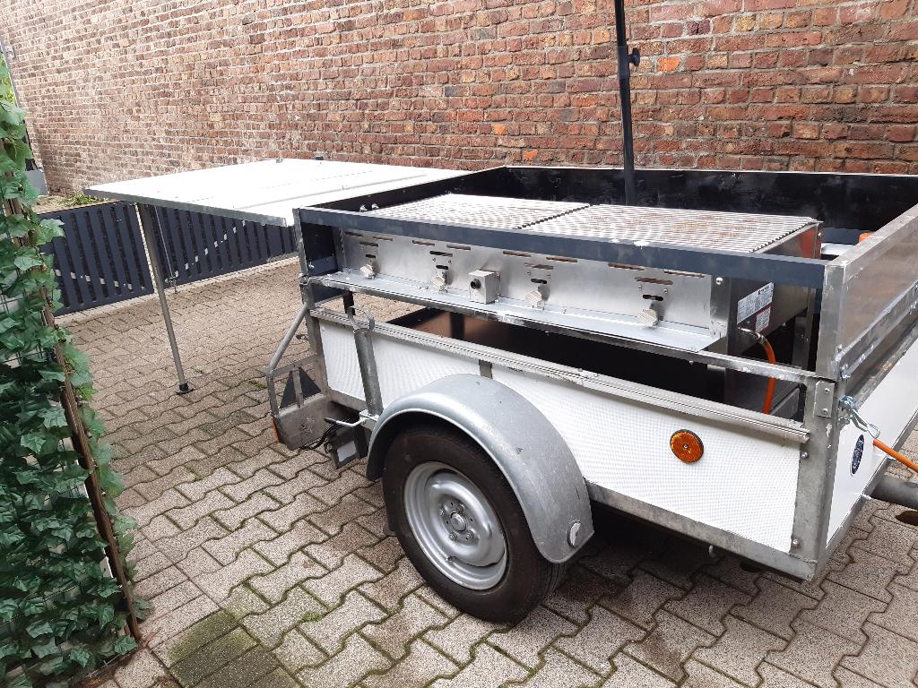 perfecte barbeque aanhanger, Autos : Divers, Remorques, Comme neuf, Enlèvement