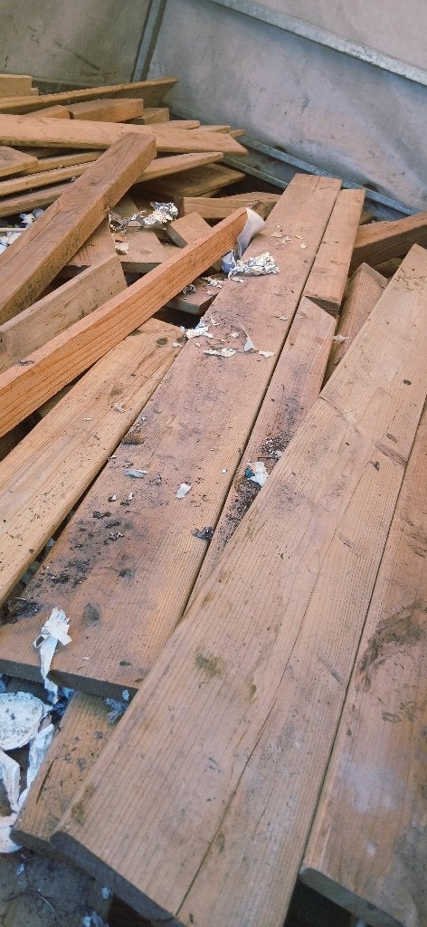 Gratis hout, Tuin en Terras, Ophalen