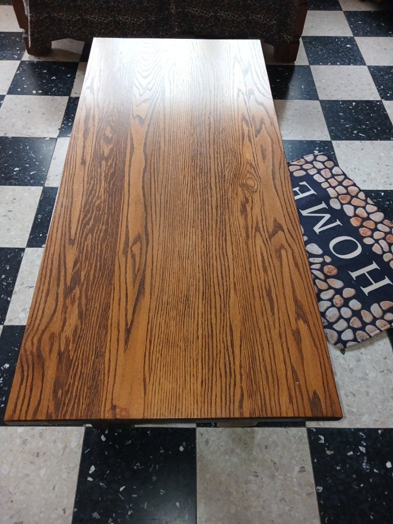 Table de salon, Enlèvement, Comme neuf, Rectangulaire, Chêne