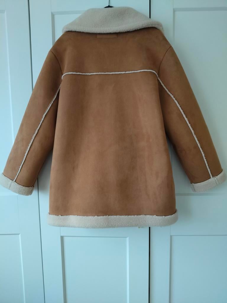 Manteau Zara camel effet peau lainée – taille M, Vêtements | Femmes, Enlèvement