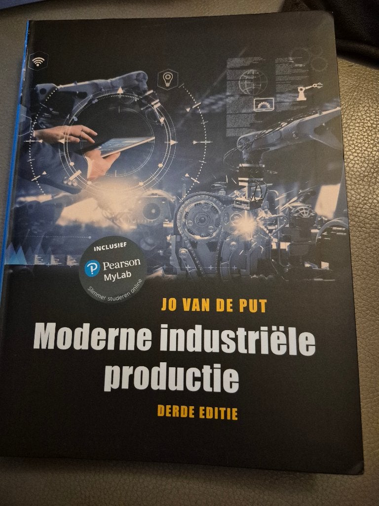 Boek moderne industriële productie, Boeken, Ophalen of Verzenden, Zo goed als nieuw, Hoger Onderwijs