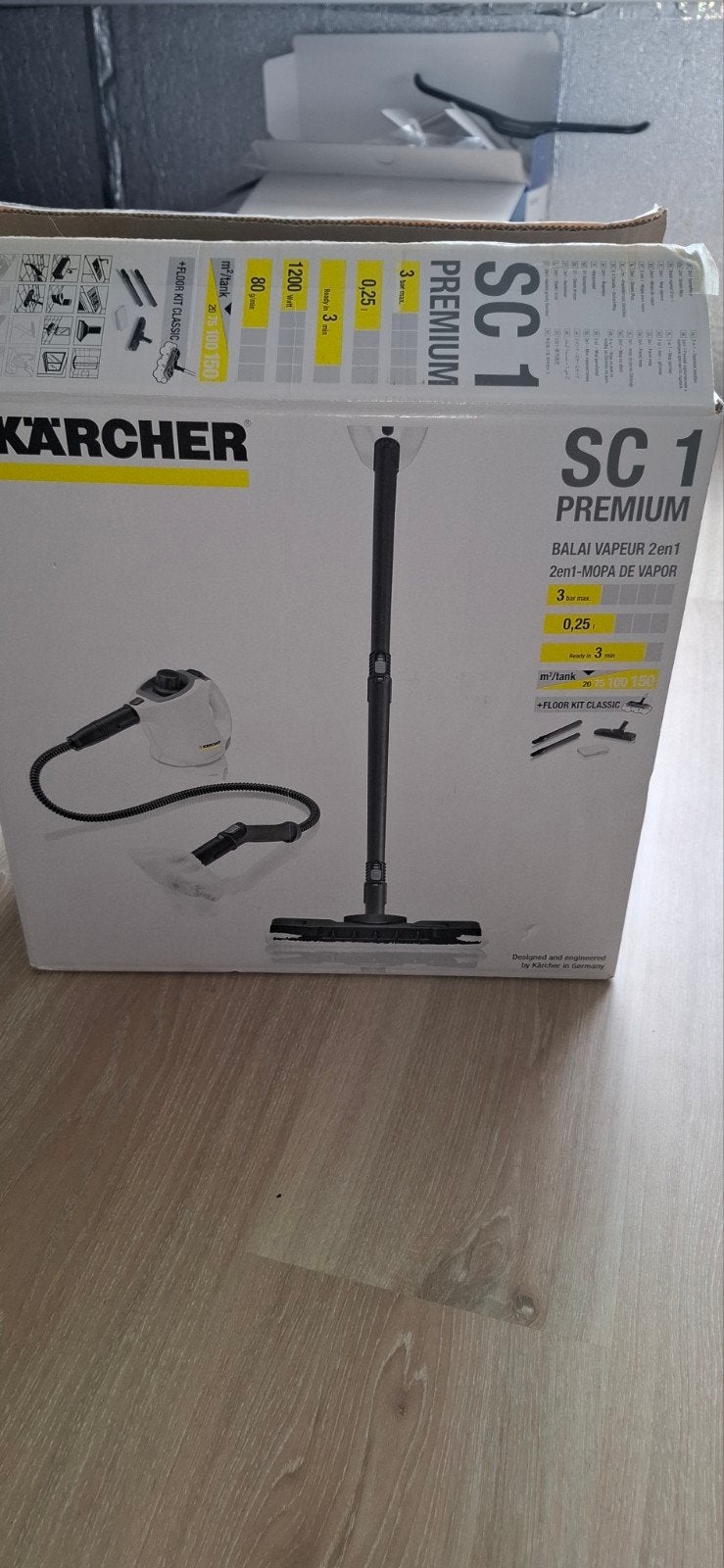 Stoomreiniger Karcher, Enlèvement