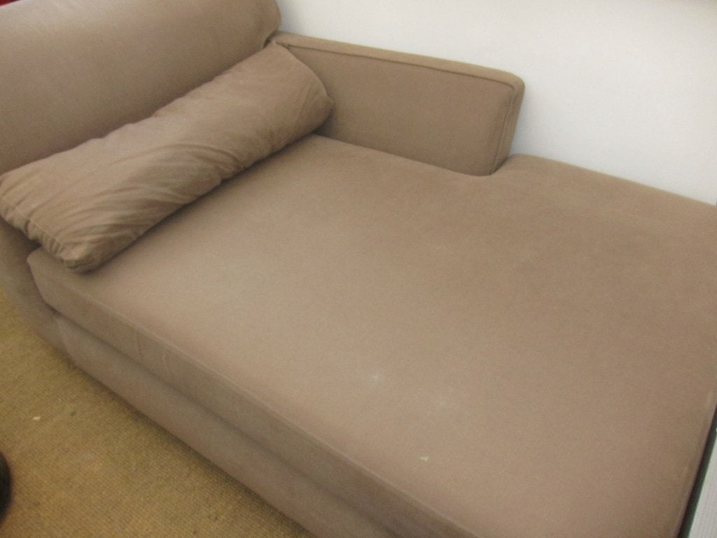 divan canapé méridiènne d'angle de grande qualité, 75 à 100 cm, Moins de 150 cm, Banc droit, Comme neuf