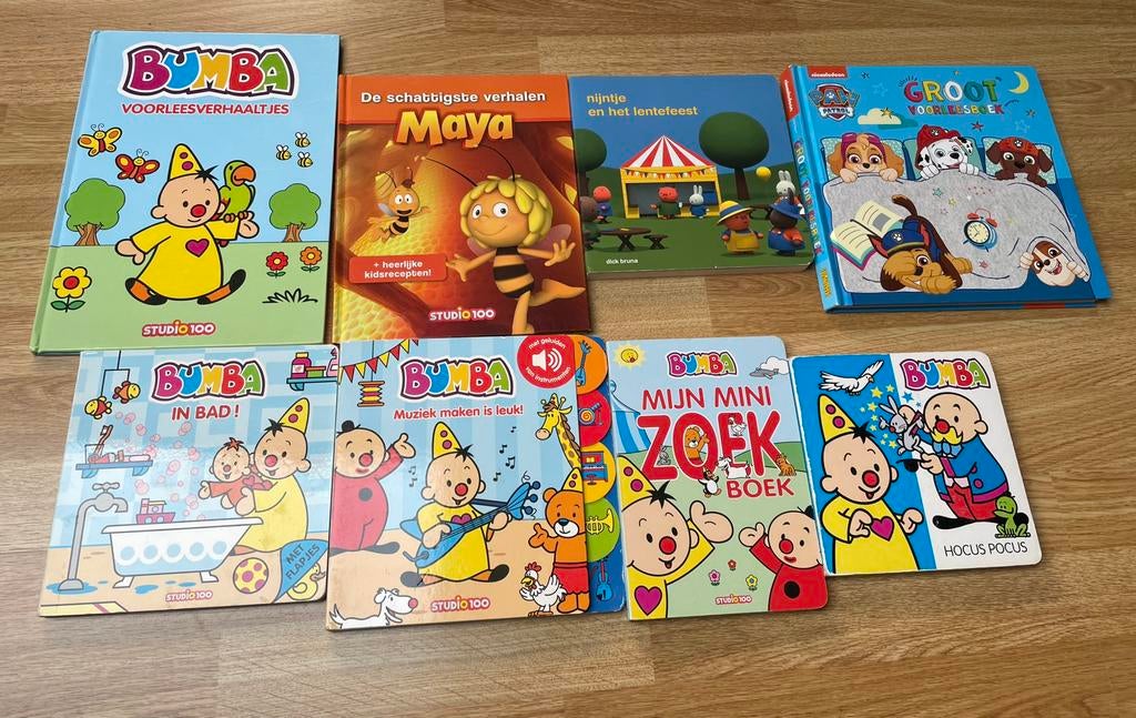 Peuter/ kleuterboekjes Bumba nijntje paw patrol maya, Boeken, Ophalen of Verzenden, Gelezen